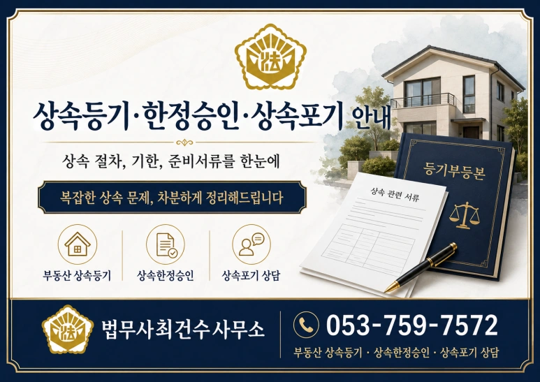 상속등기, 미루면 불편해지는 이유! 부동산 상속 명의이전은 어떻게 진행될까요?