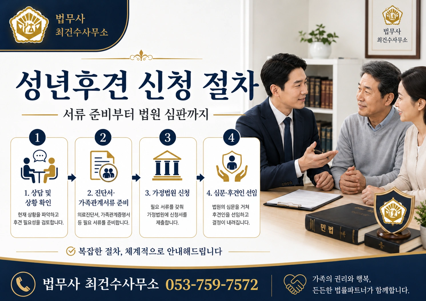 성년후견인 신청방법｜부모님 치매·질병·장애로 재산관리와 법률행위가 어려울 때